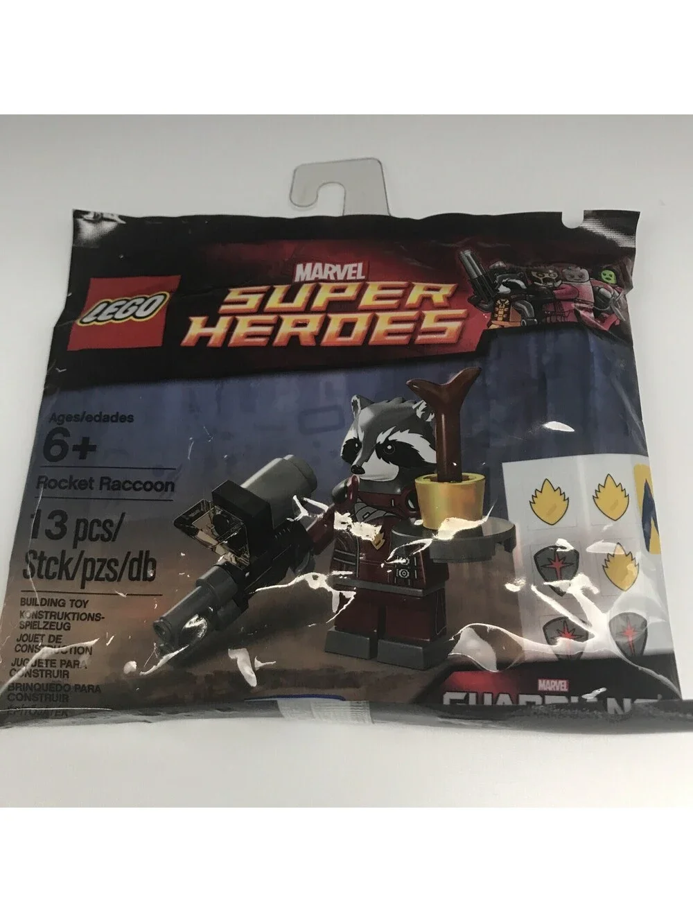 LEGO Marvel Super Heroes: Rocket Raccoon 5002145 Toys R Us minifigure poly bag